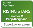 Rated By Super Lawyers | Rising Stars | Heather M. Papp-Sicignano | SuperLawyers.com